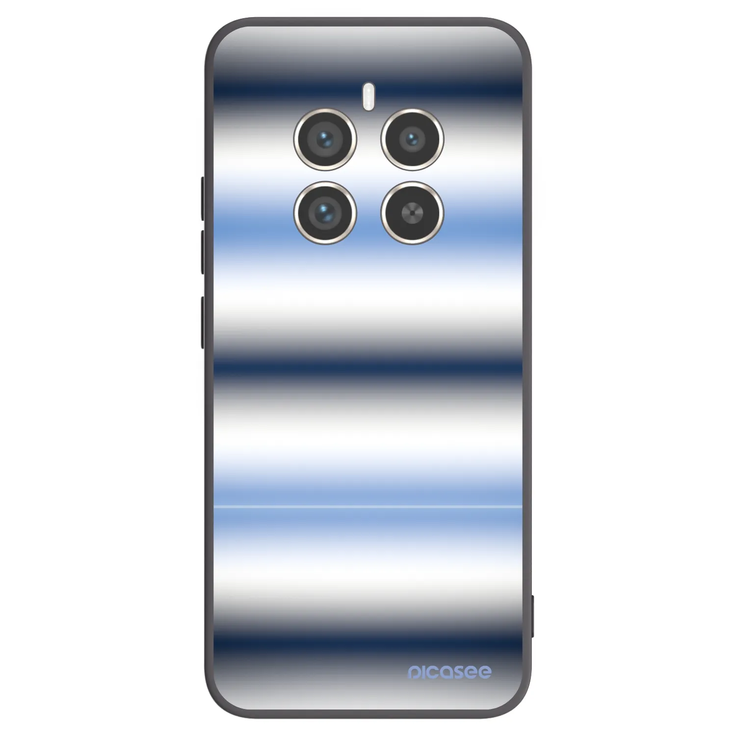 Picasee silikónový čierny obal pre Realme 12 Pro 5G - Static Lines