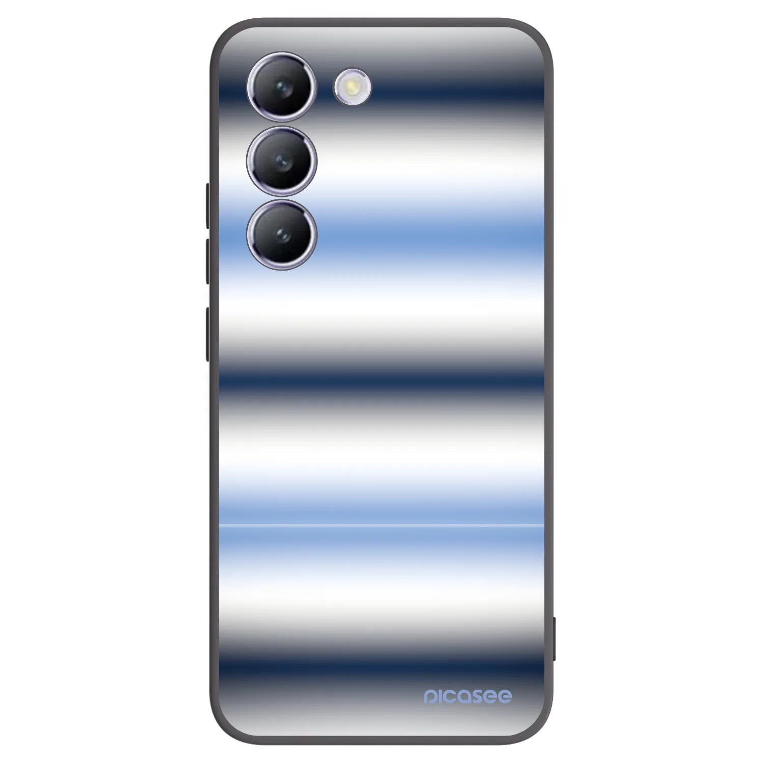 Picasee silikónový čierny obal pre Vivo V40 SE 5G - Static Lines