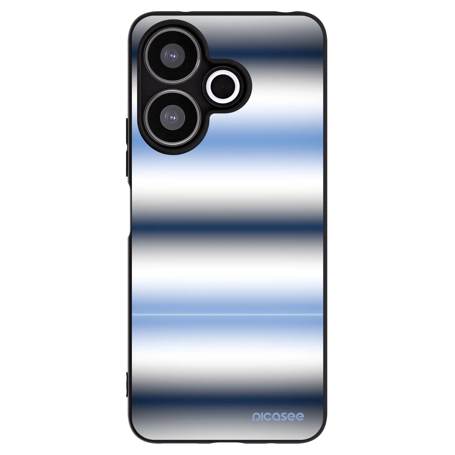 Silikónový čierny obal pre Xiaomi Redmi 13 4G - Static Lines