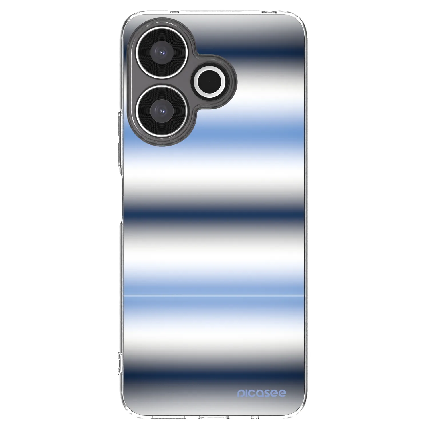 Silikónový prehľadný obal pre Xiaomi Redmi 13 4G - Static Lines