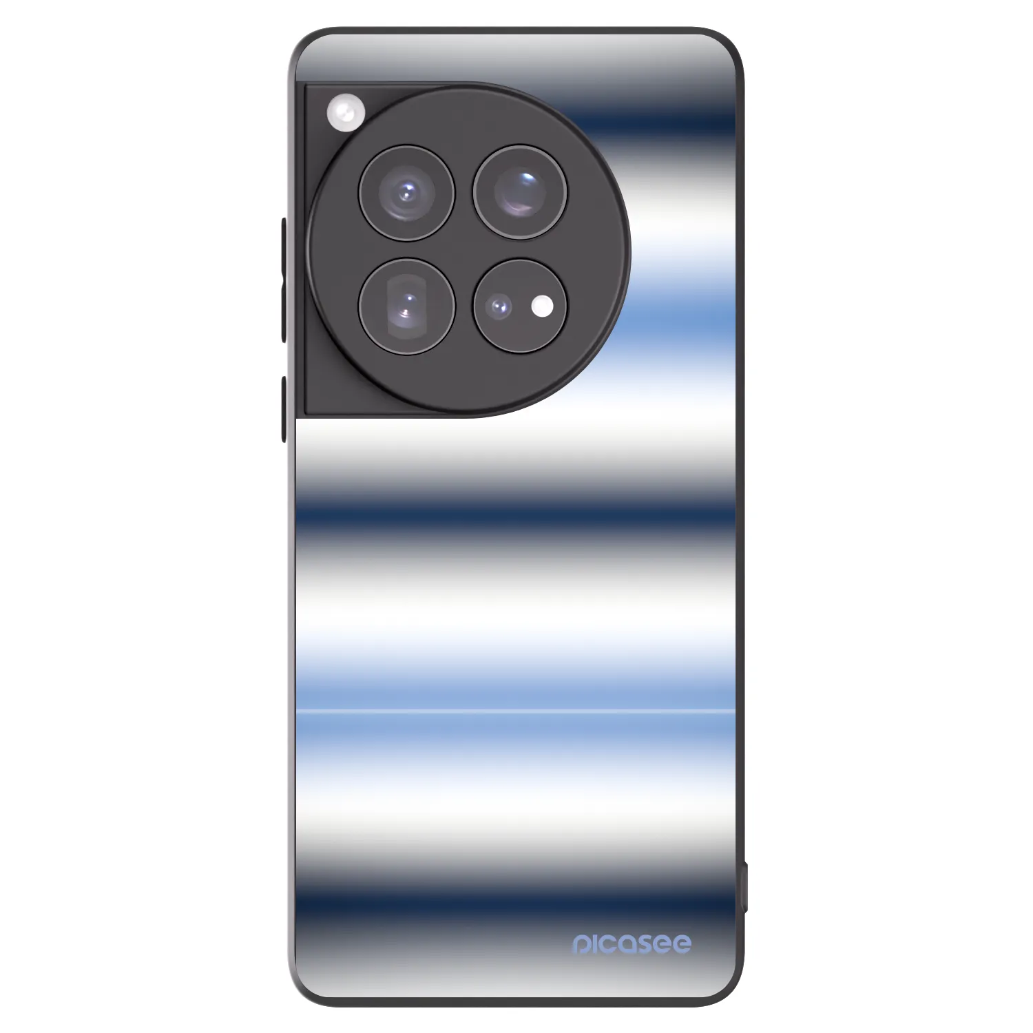 Silikónový čierny obal pre OnePlus 12 5G - Static Lines