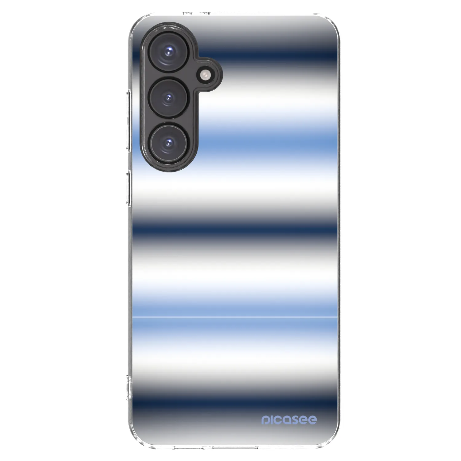 Picasee silikónový prehľadný obal pre Samsung Galaxy S24 FE S721B - Static Lines
