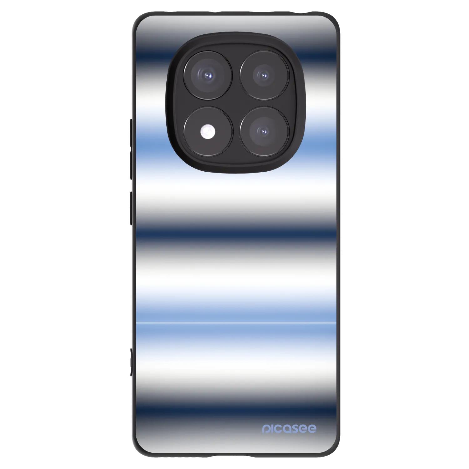 Silikónový čierny obal pre Xiaomi Redmi Note 14 Pro+ 5G - Static Lines
