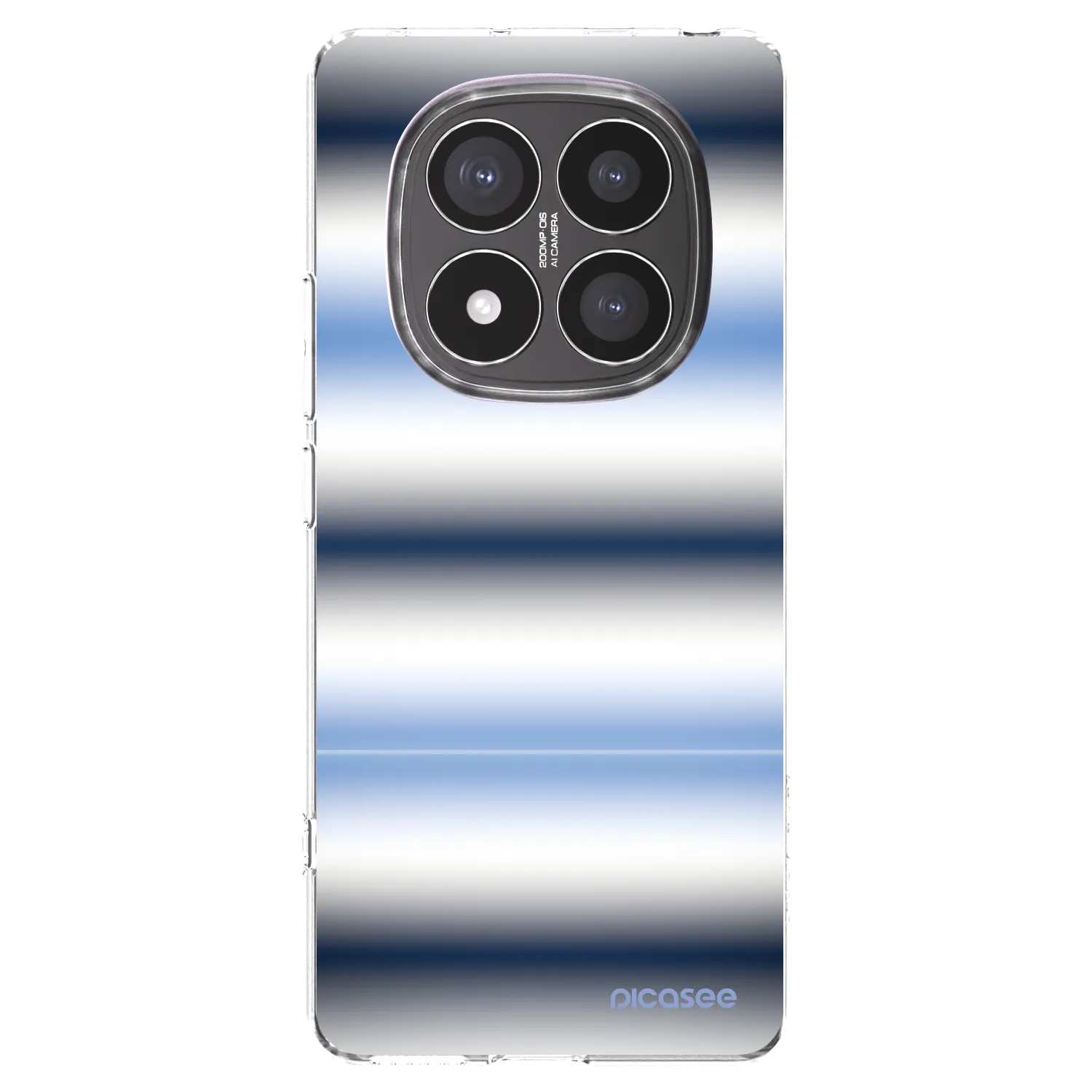 Silikónový prehľadný obal pre Xiaomi Redmi Note 14 Pro+ 5G - Static Lines