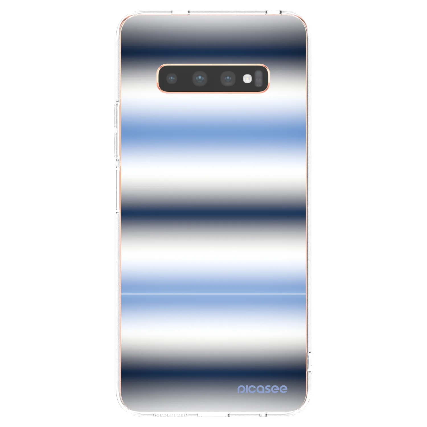 Picasee silikónový prehľadný obal pre Samsung Galaxy S10 Plus G975 - Static Lines