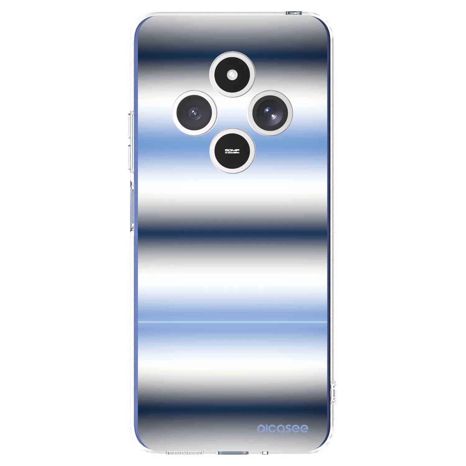 Picasee silikónový prehľadný obal pre Xiaomi Redmi 14C - Static Lines