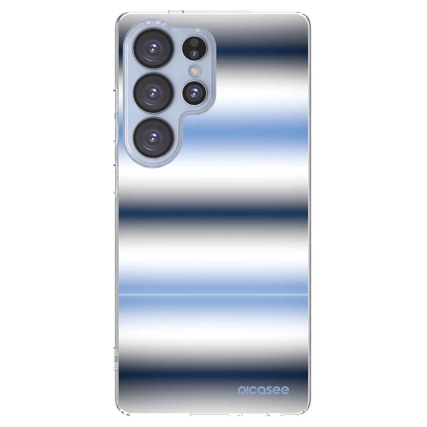 Picasee silikónový prehľadný obal pre Samsung Galaxy S25 Ultra 5G - Static Lines