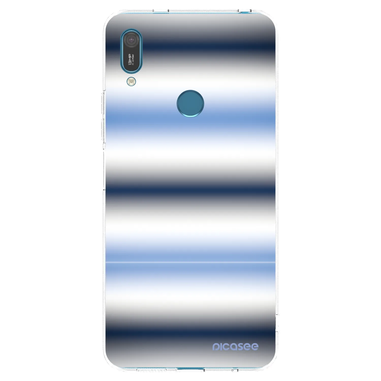 Picasee silikónový prehľadný obal pre Huawei Y7 2019 - Static Lines