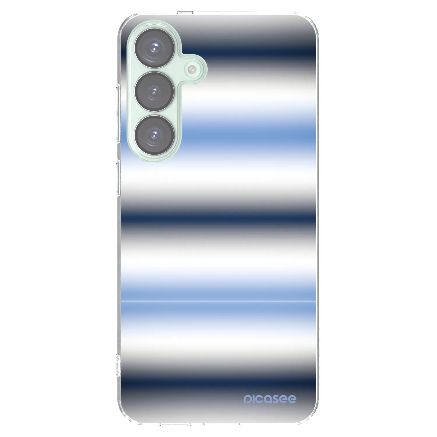 Picasee silikónový prehľadný obal pre Samsung Galaxy S25+ 5G - Static Lines