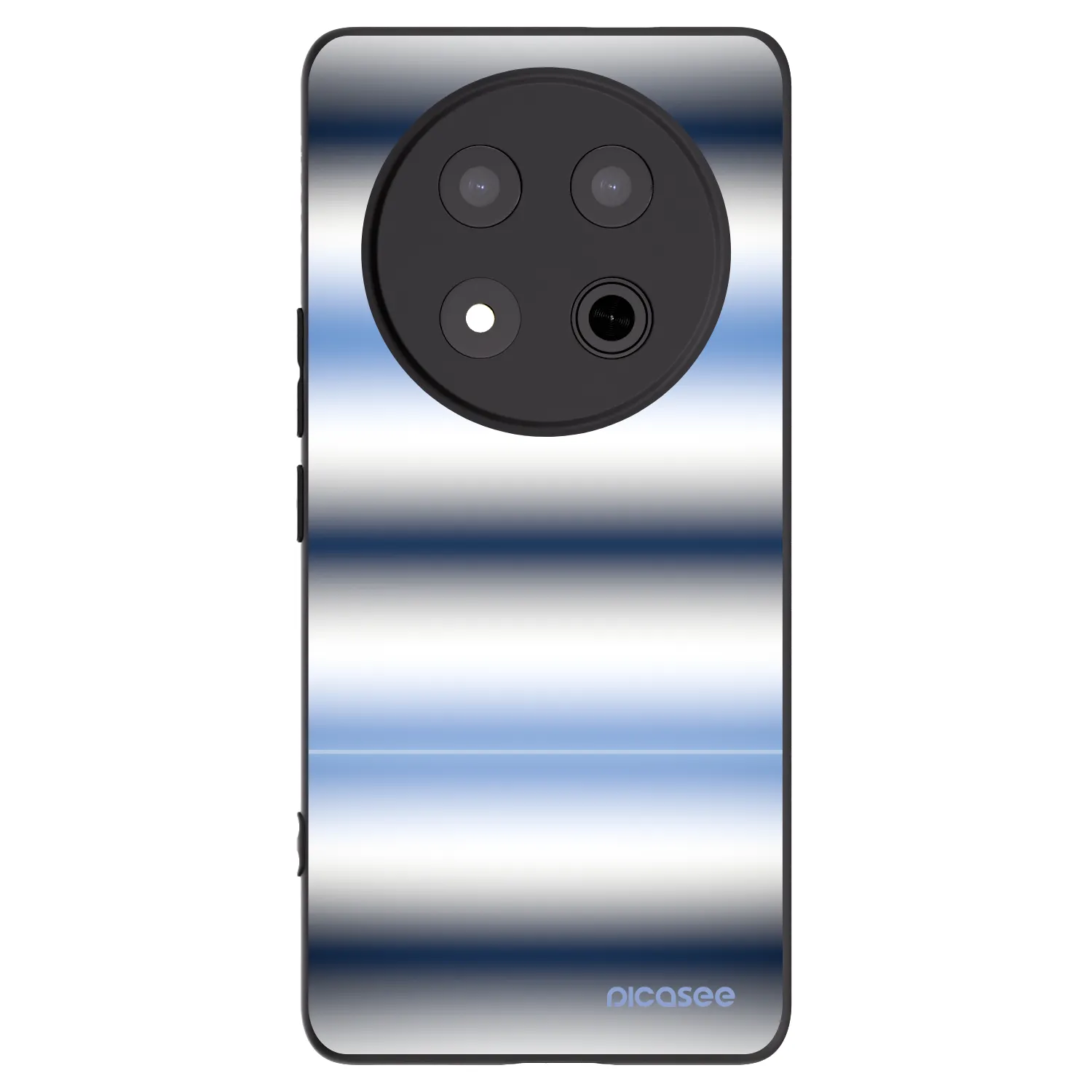 Picasee silikónový čierny obal pre Honor Magic7 Lite 5G - Static Lines