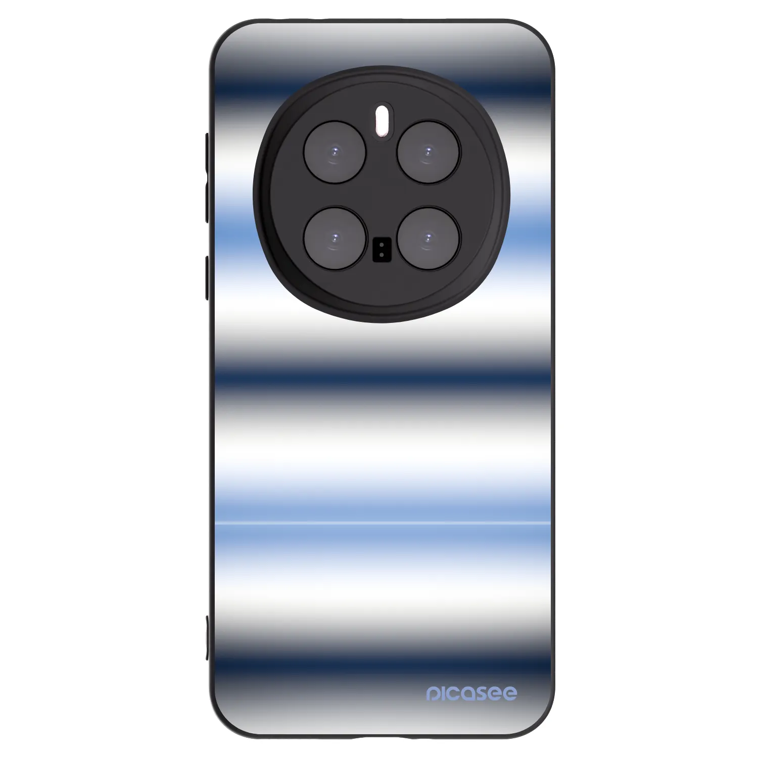 Picasee silikónový čierny obal pre Honor Magic7 Pro 5G - Static Lines