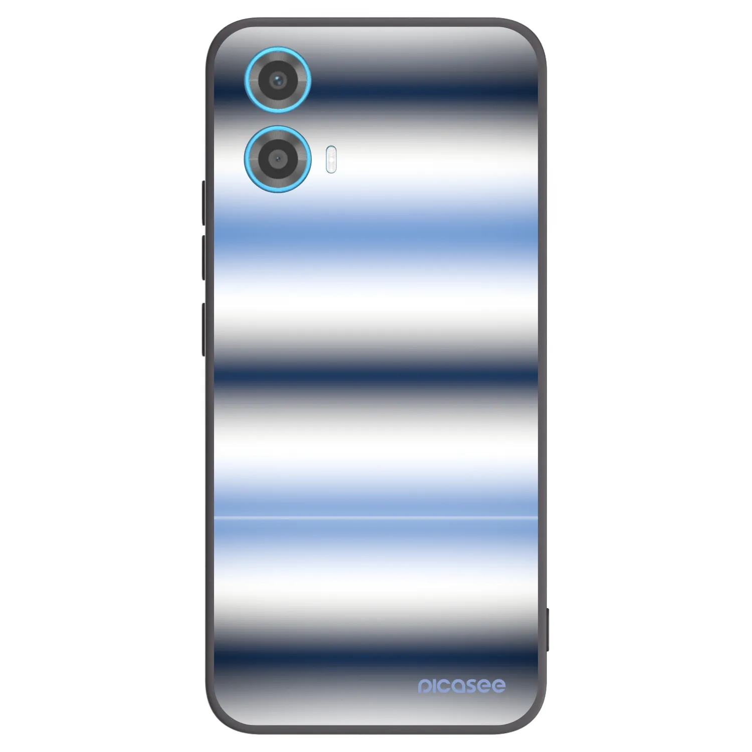 Picasee silikónový čierny obal pre Motorola Moto G34 5G - Static Lines