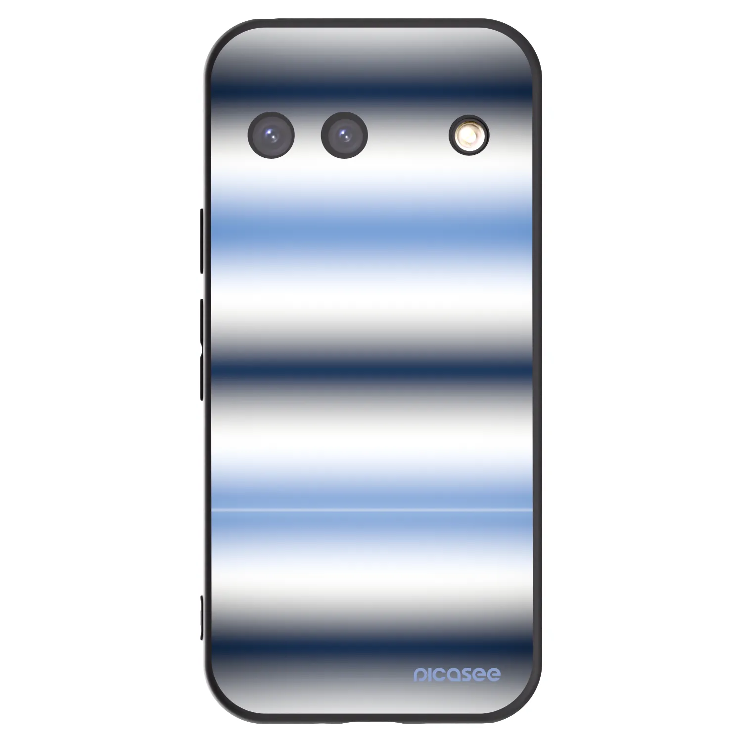 Picasee silikónový čierny obal pre Google Pixel 9 - Static Lines