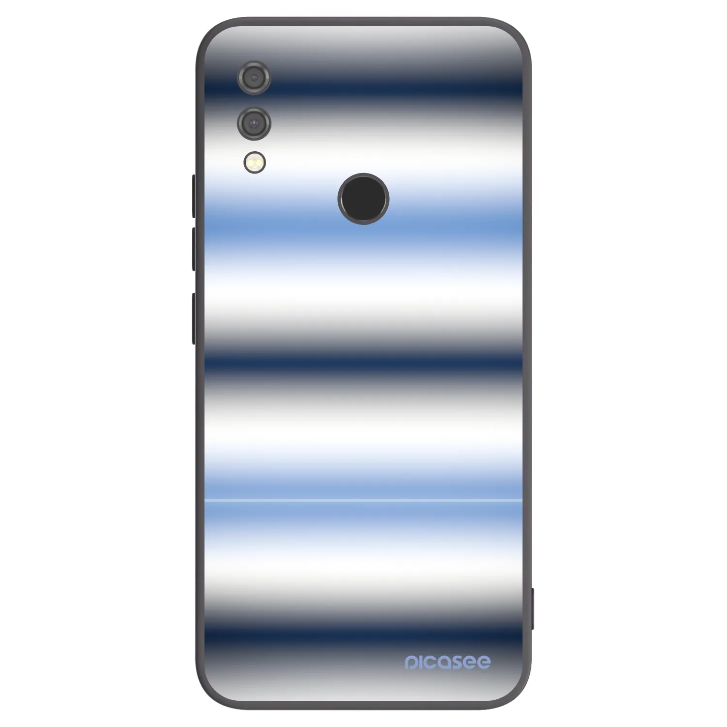 Picasee silikónový čierny obal pre Xiaomi Redmi Note 7 - Static Lines