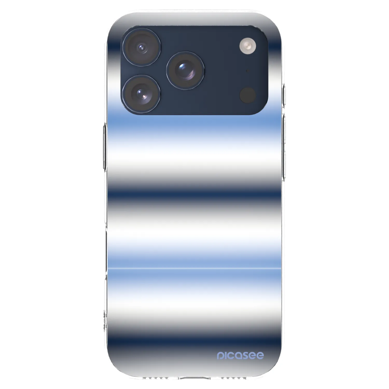 Picasee silikónový prehľadný obal pre Apple iPhone 17 Pro - Static Lines