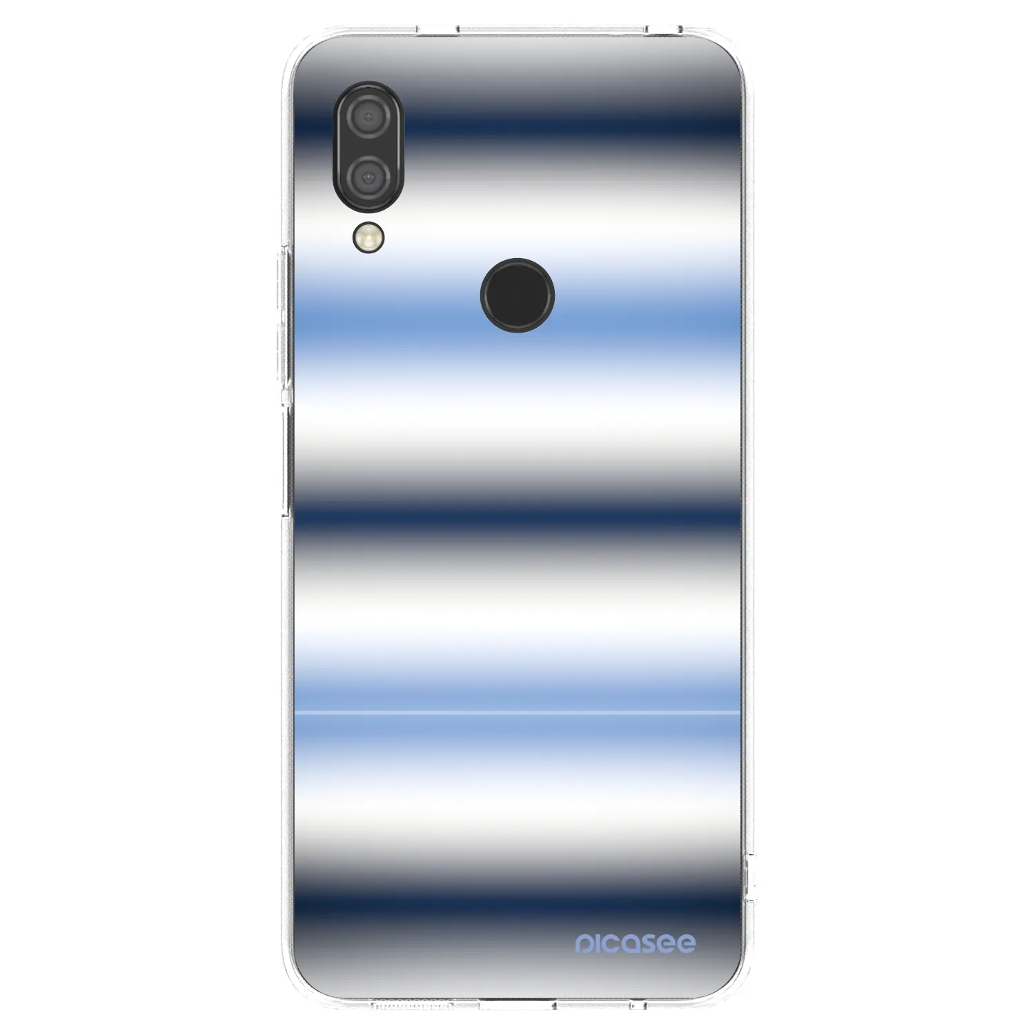Picasee silikónový prehľadný obal pre Xiaomi Redmi 7 - Static Lines