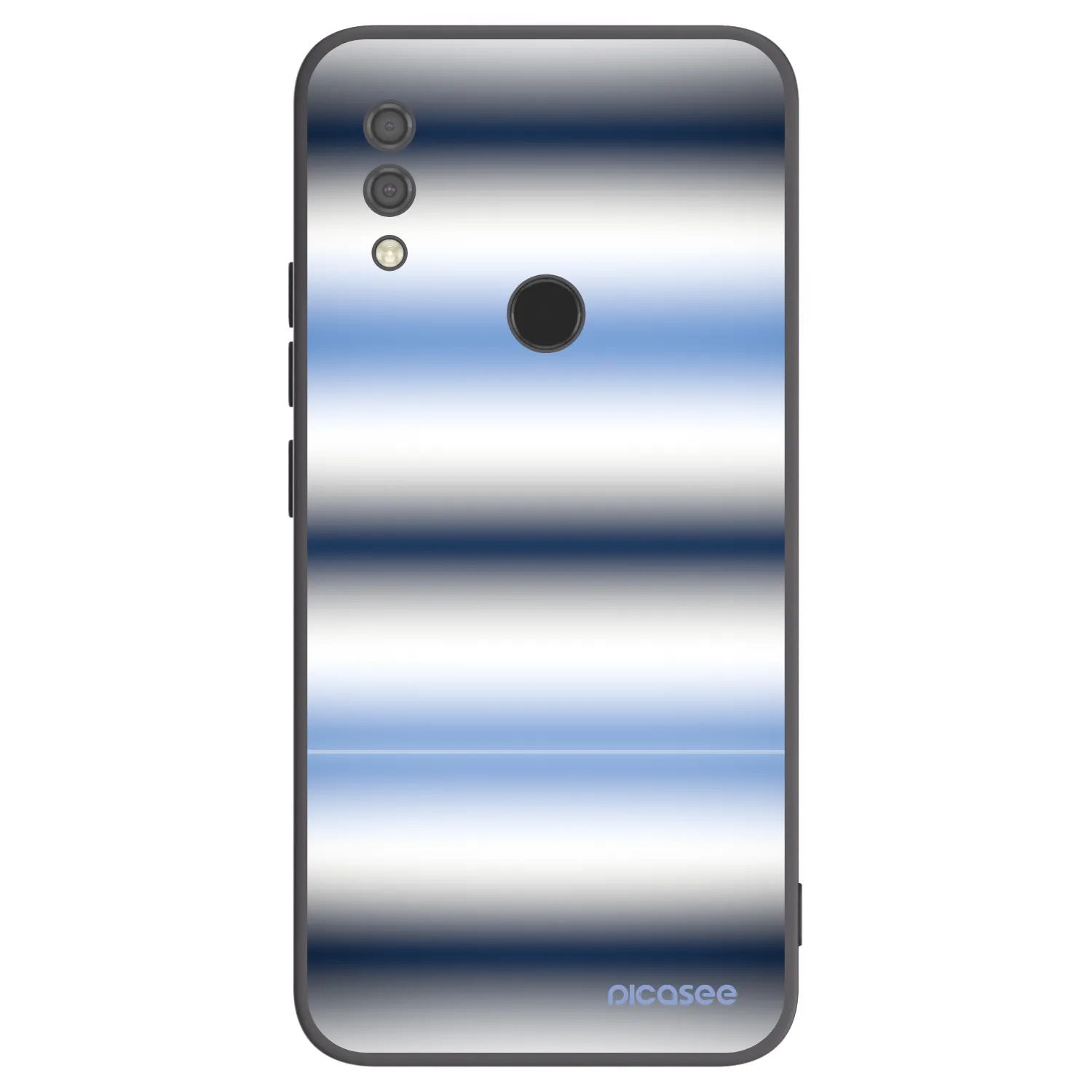 Picasee silikónový čierny obal pre Xiaomi Redmi 7 - Static Lines