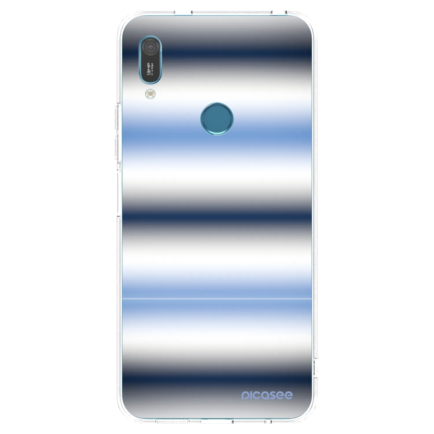 Picasee silikónový prehľadný obal pre Huawei Y6 2019 - Static Lines