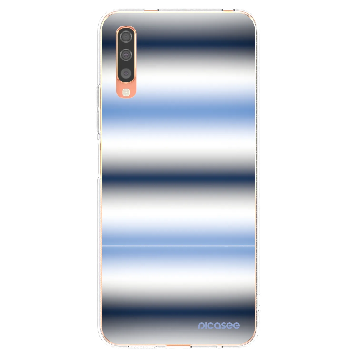 Picasee silikónový prehľadný obal pre Samsung Galaxy A70 A705F - Static Lines