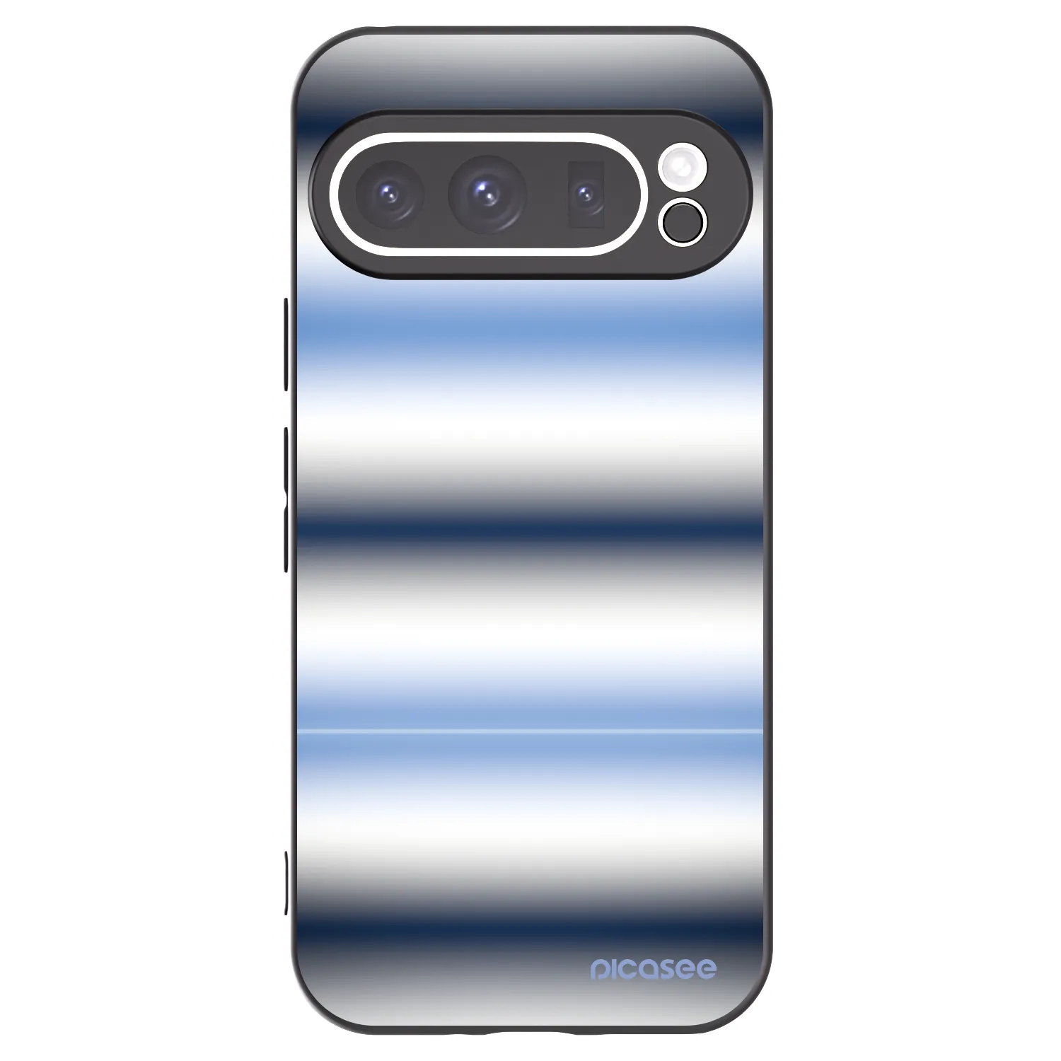 Picasee silikónový čierny obal pre Google Pixel 9 Pro XL - Static Lines