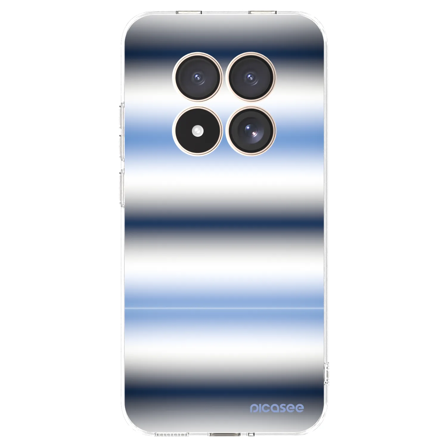 Picasee silikónový prehľadný obal pre Xiaomi Redmi Note 15 Pro 4G - Static Lines