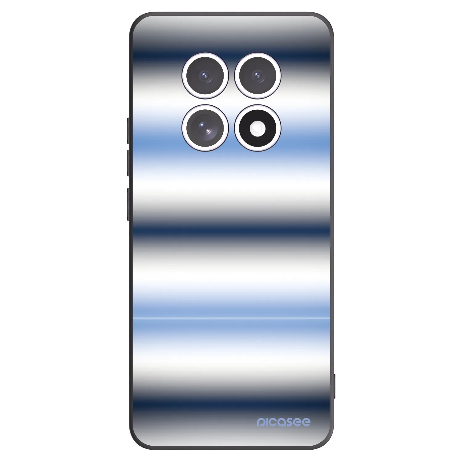 Picasee silikónový čierny obal pre Xiaomi Redmi Note 15 - Static Lines