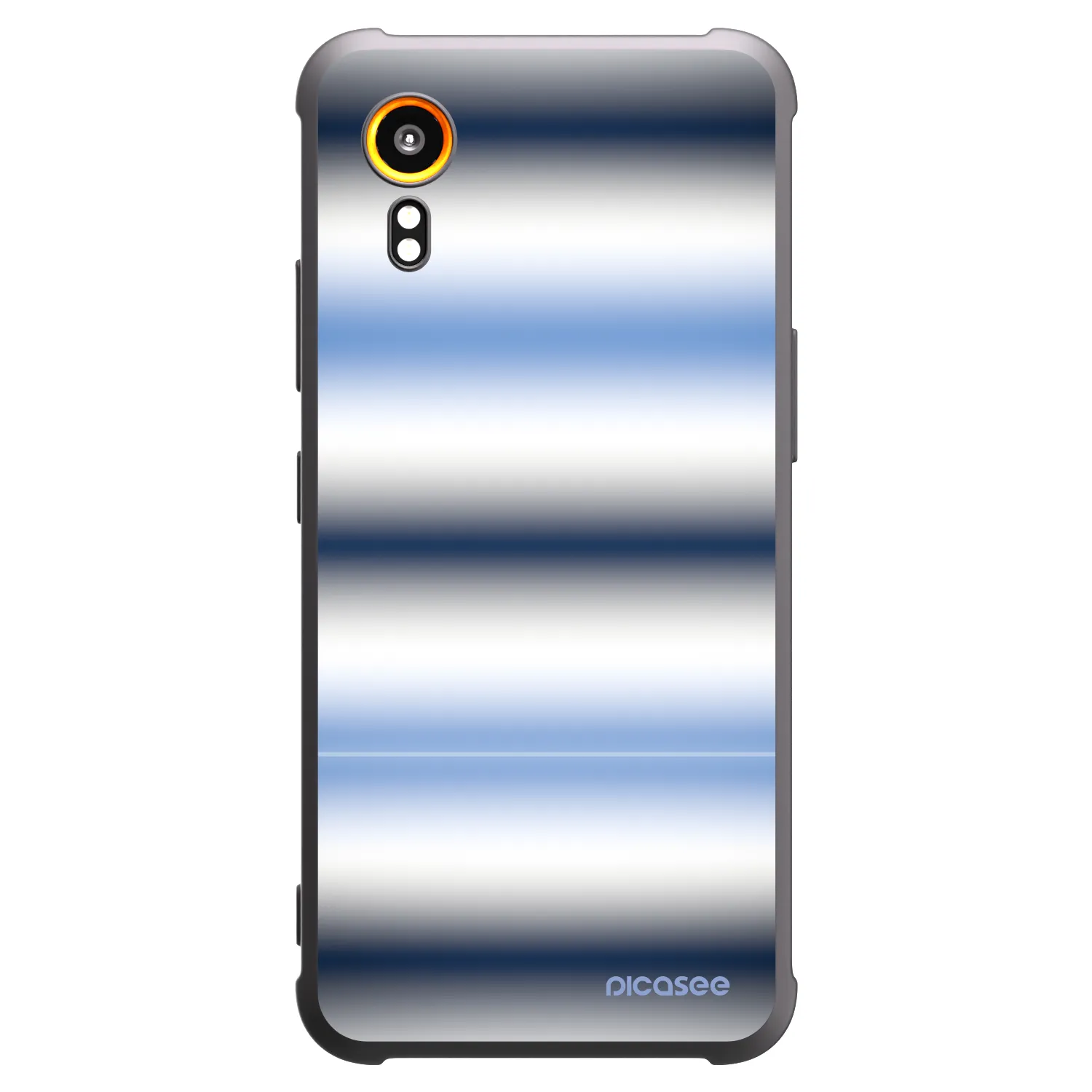Picasee silikónový čierny obal pre Samsung Galaxy Xcover 7 - Static Lines