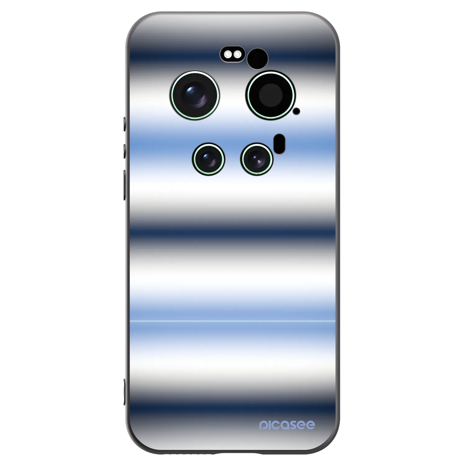 Picasee silikónový čierny obal pre Xiaomi 17 Ultra - Static Lines