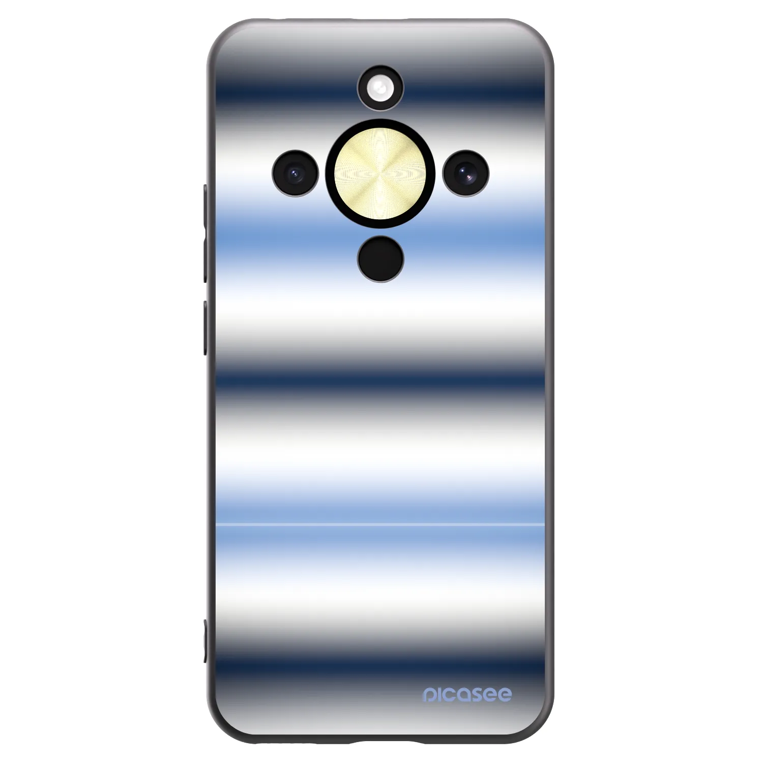 Picasee silikónový čierny obal pre Honor Magic8 Lite 5G - Static Lines