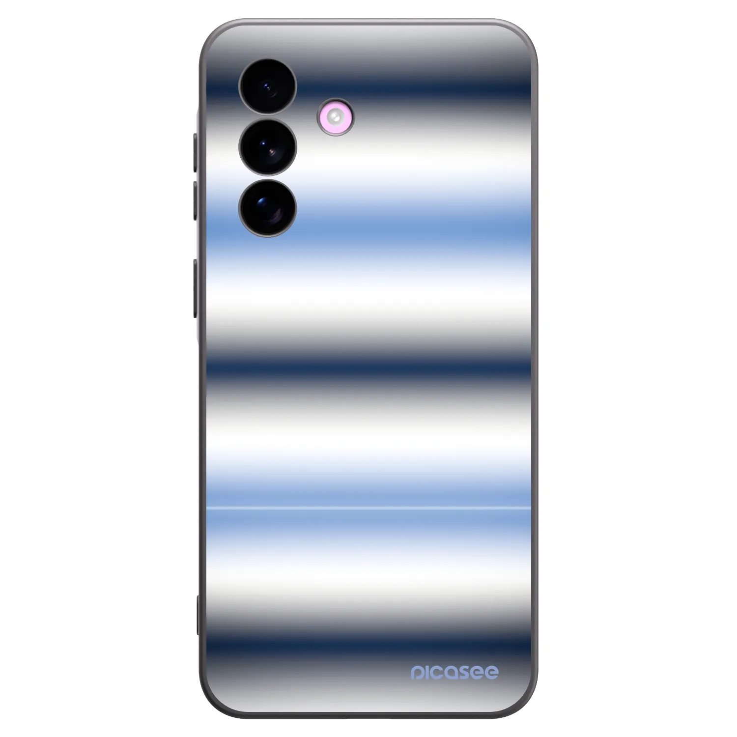Picasee silikónový čierny obal pre Samsung Galaxy A57 5G - Static Lines