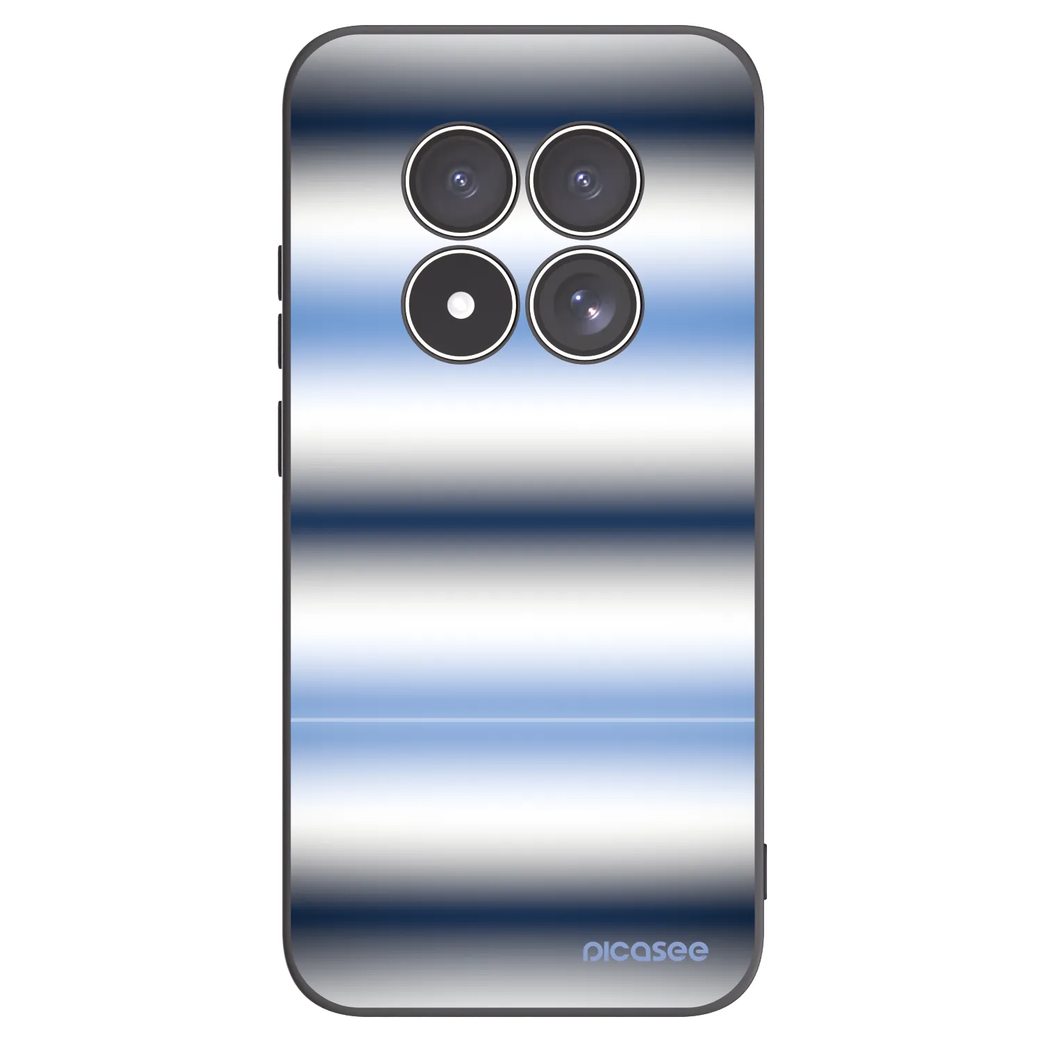 Picasee silikónový čierny obal pre Xiaomi Redmi Note 15 Pro 5G - Static Lines