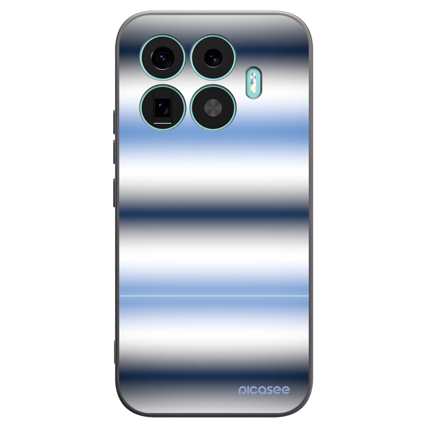 Picasee silikónový čierny obal pre Xiaomi 17T - Static Lines