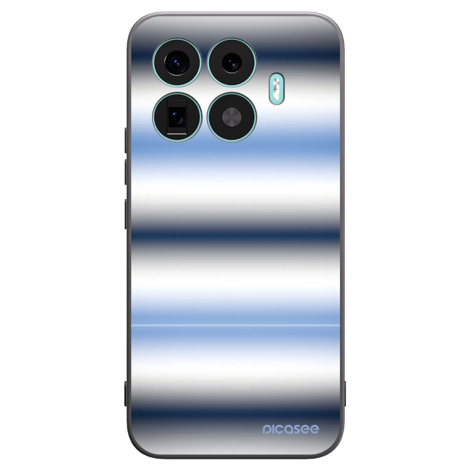 Picasee silikónový čierny obal pre Xiaomi 17T Pro - Static Lines