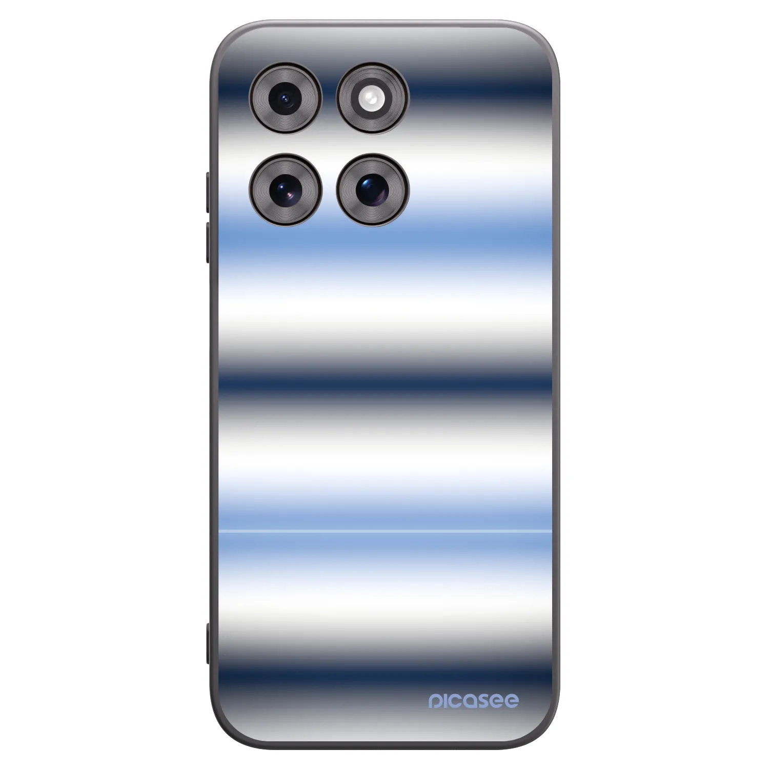 Picasee silikónový čierny obal pre Motorola Moto G77 - Static Lines