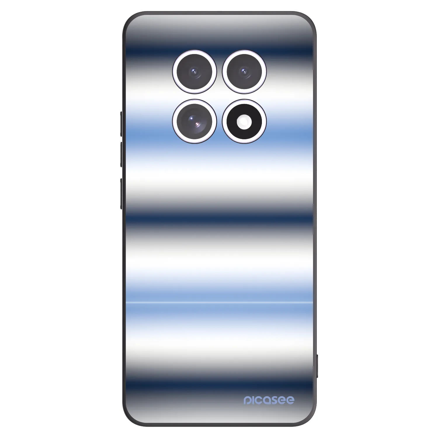 Picasee silikónový čierny obal pre Xiaomi Redmi Note 15 5G - Static Lines
