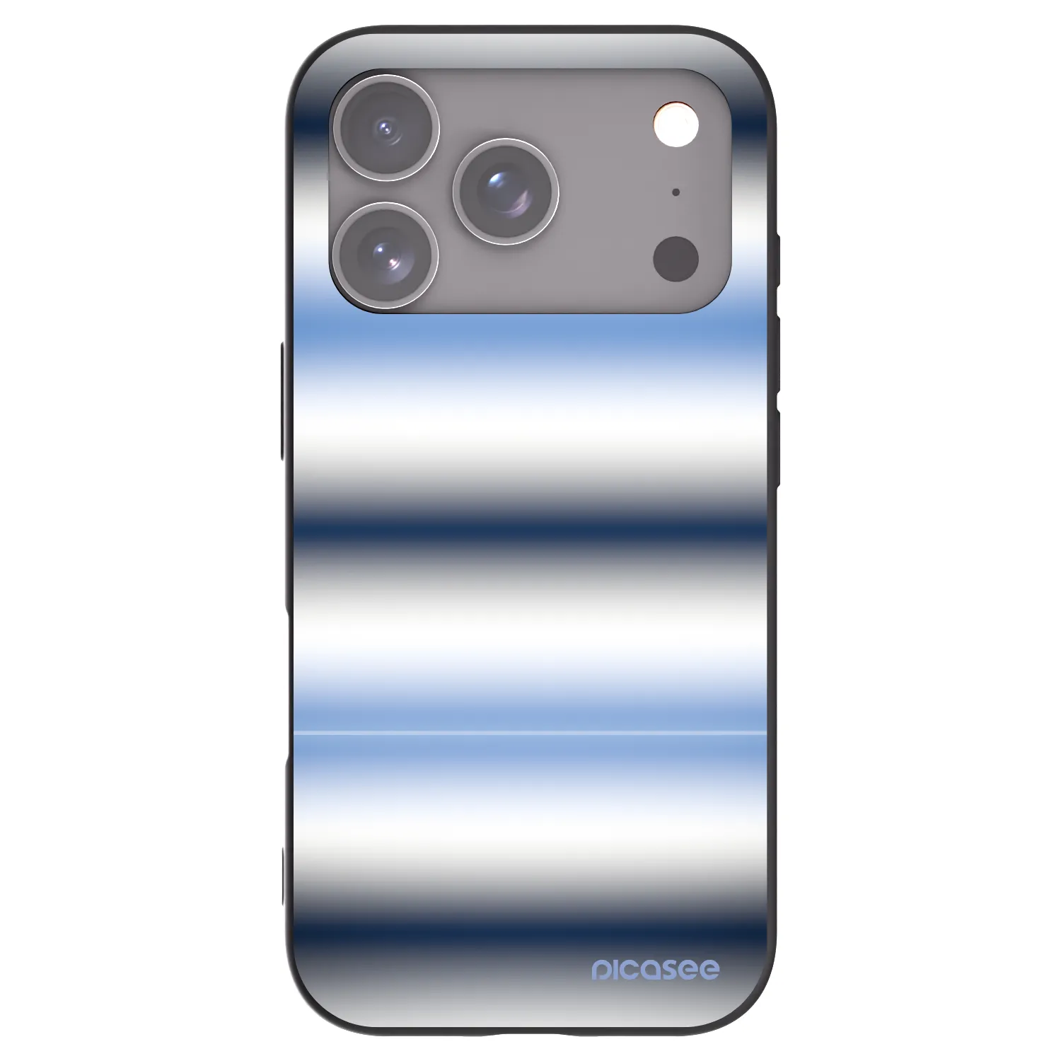 Picasee silikónový čierny obal pre Apple iPhone 18 Pro - Static Lines