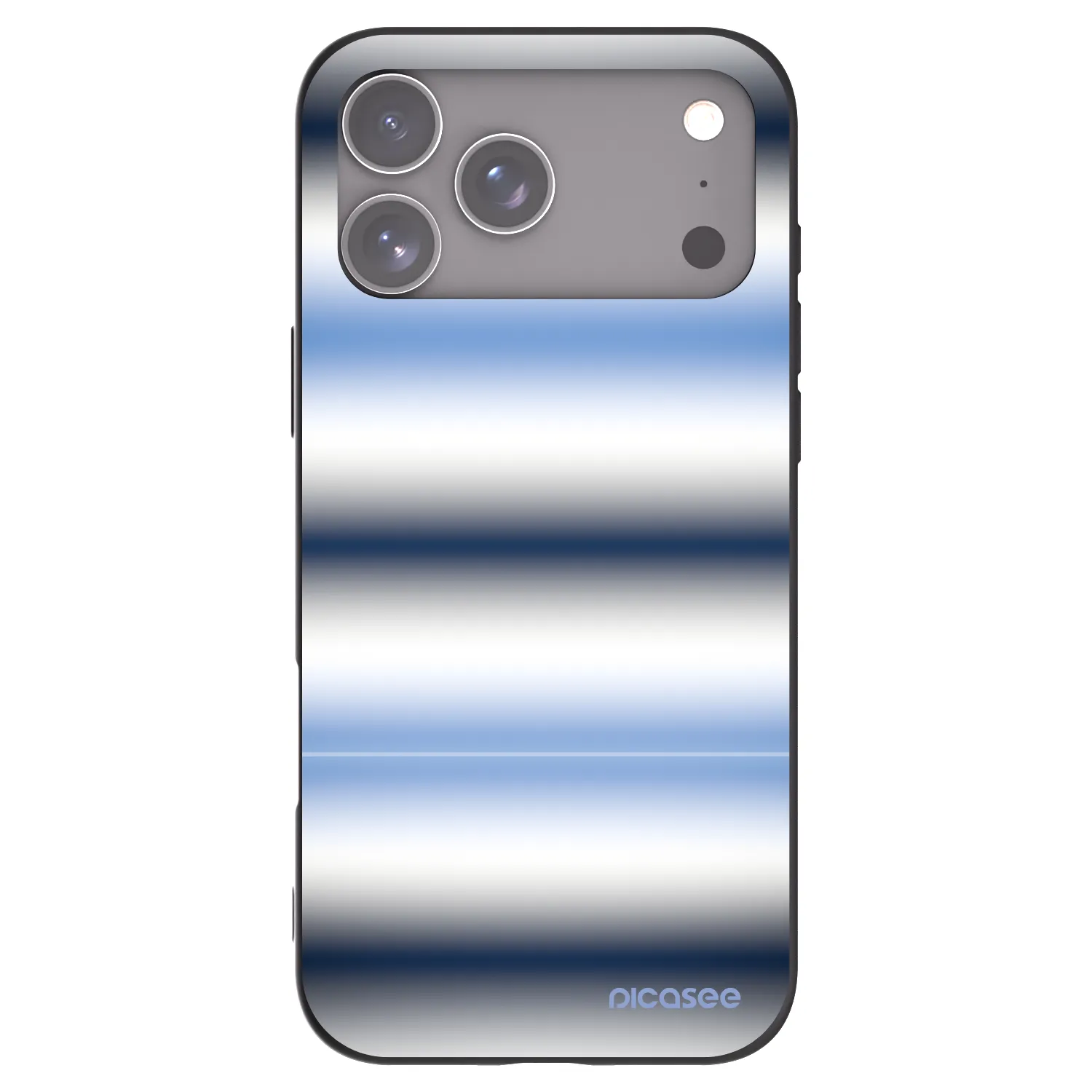 Picasee silikónový čierny obal pre Apple iPhone 18 Pro Max - Static Lines