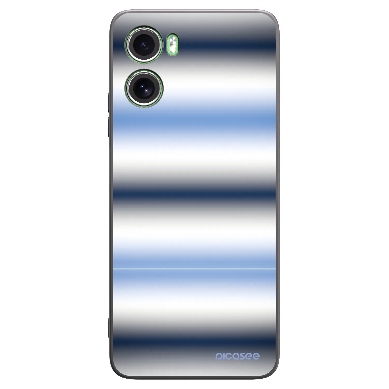 Picasee silikónový čierny obal pre Motorola Moto G06 - Static Lines