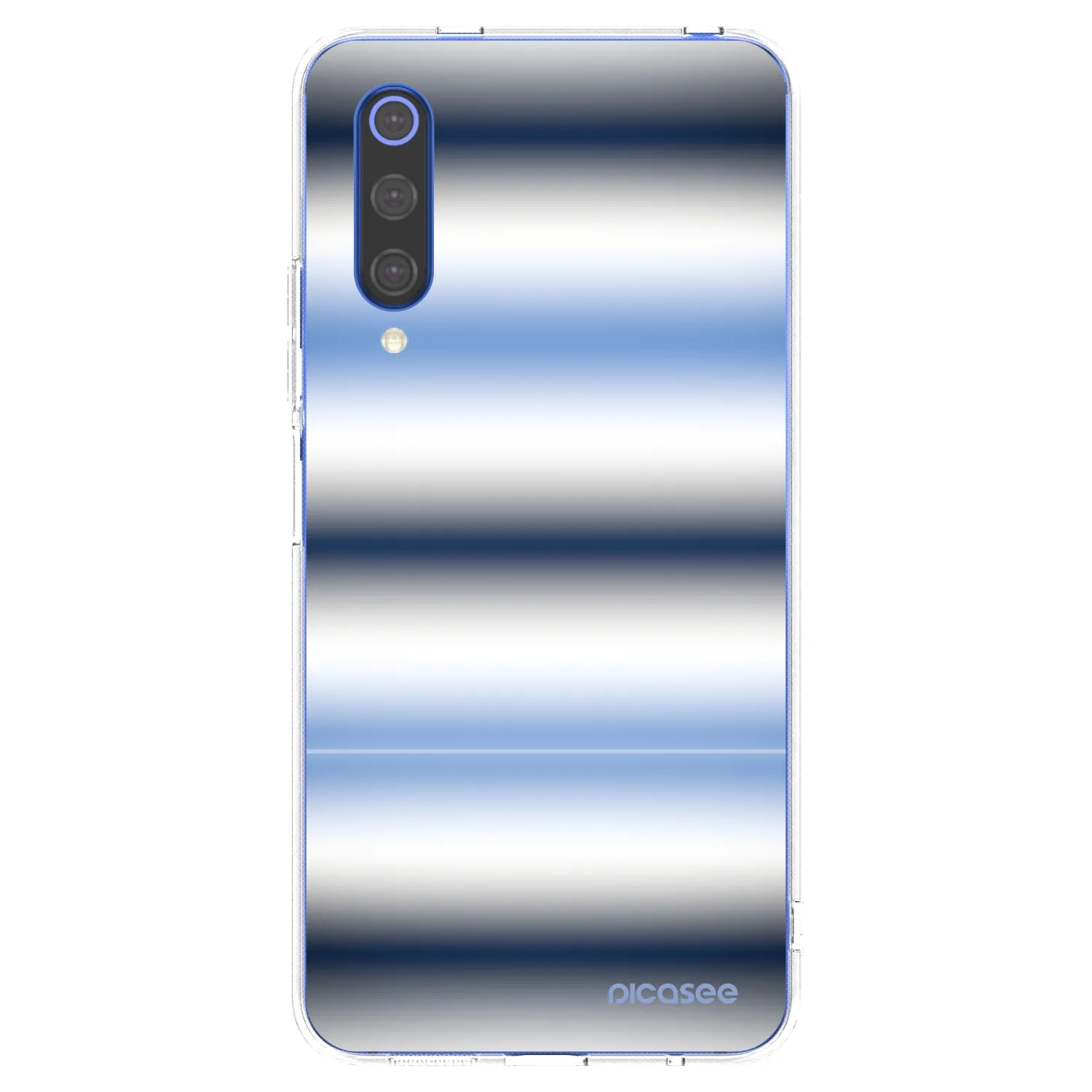 Picasee silikónový prehľadný obal pre Xiaomi Mi 9 SE - Static Lines