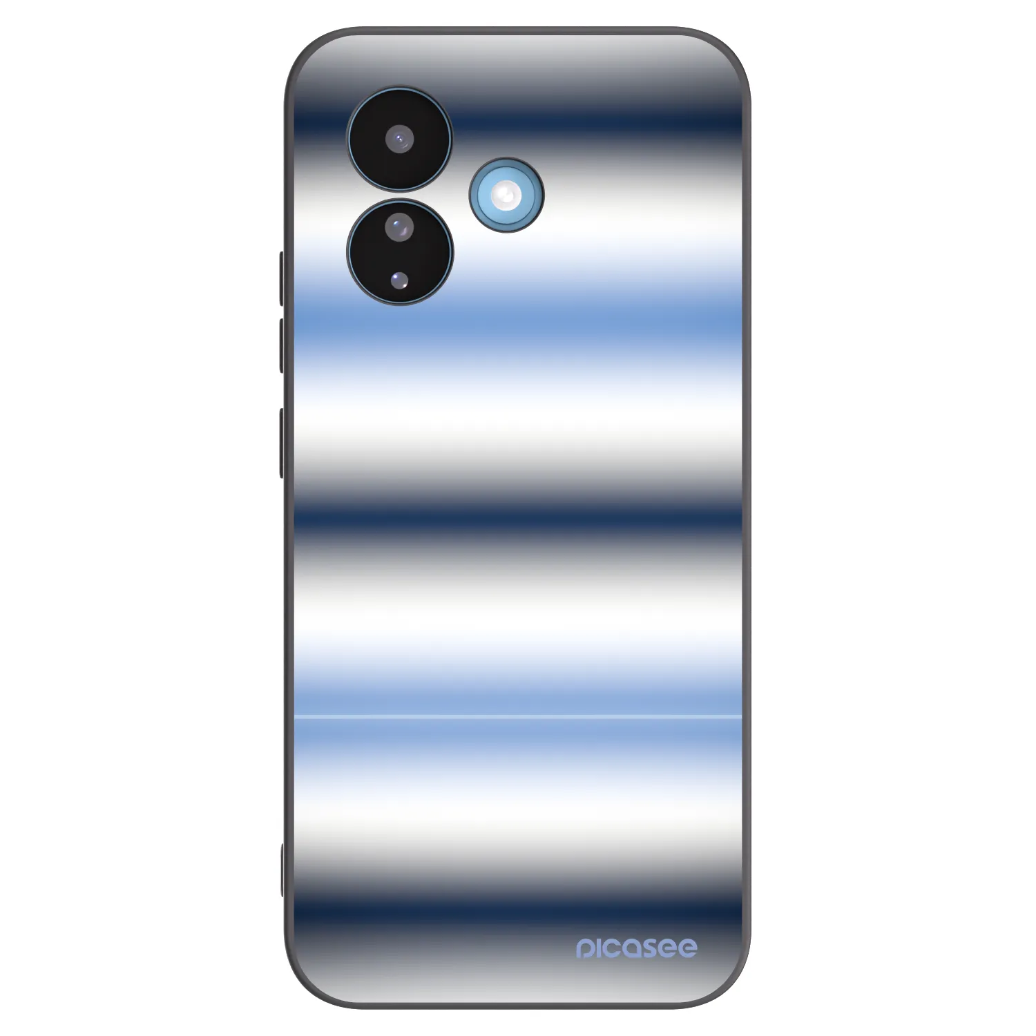 Picasee silikónový čierny obal pre Xiaomi Redmi Note 17 Pro 5G - Static Lines