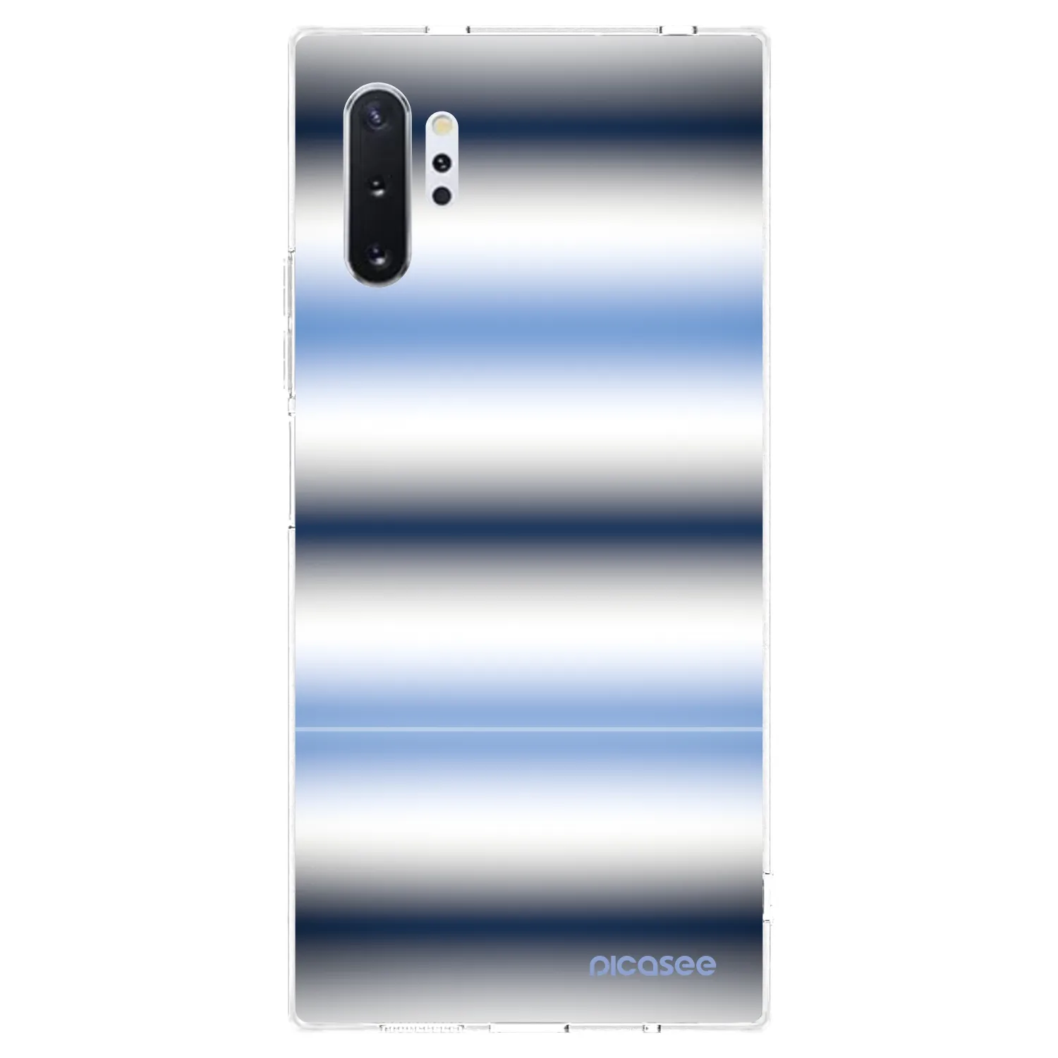 Picasee silikónový prehľadný obal pre Samsung Galaxy Note 10+ N975F - Static Lines