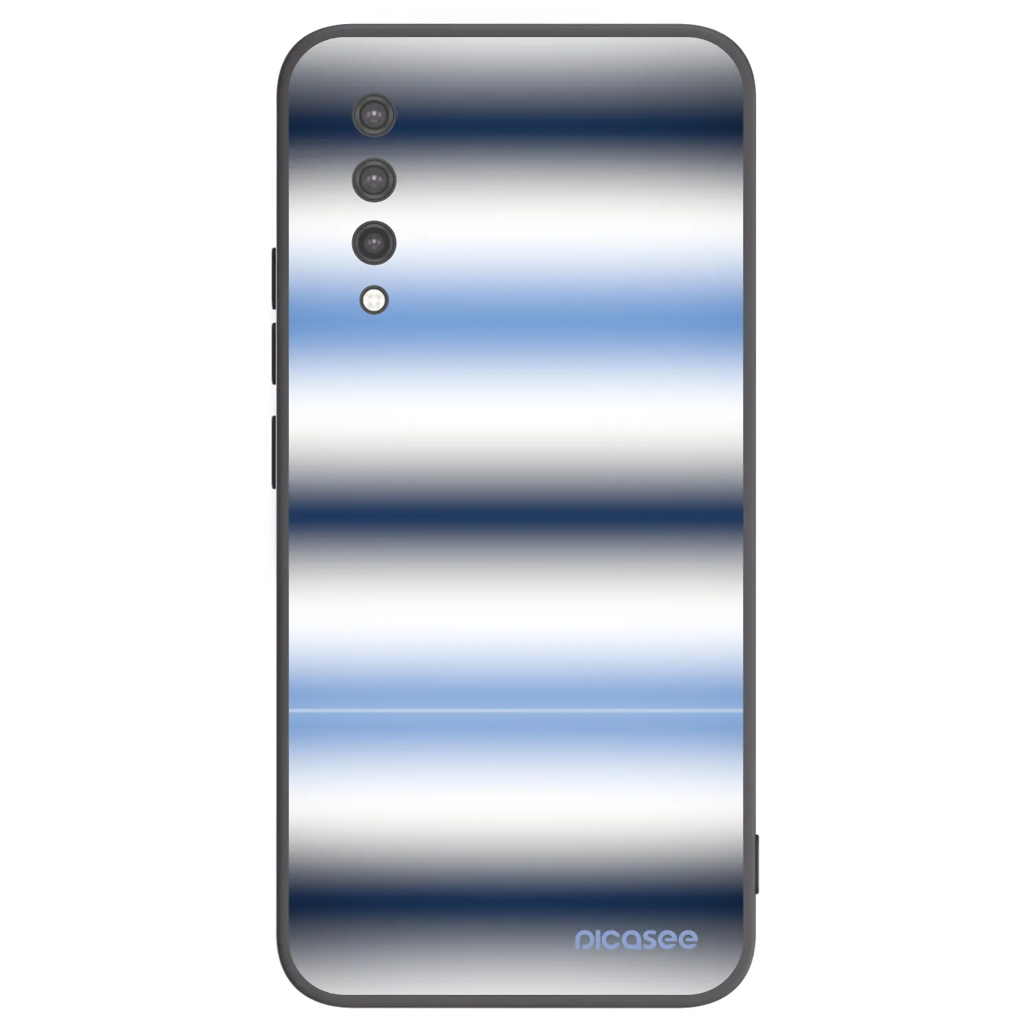 Picasee silikónový čierny obal pre Xiaomi Mi 9 Lite - Static Lines