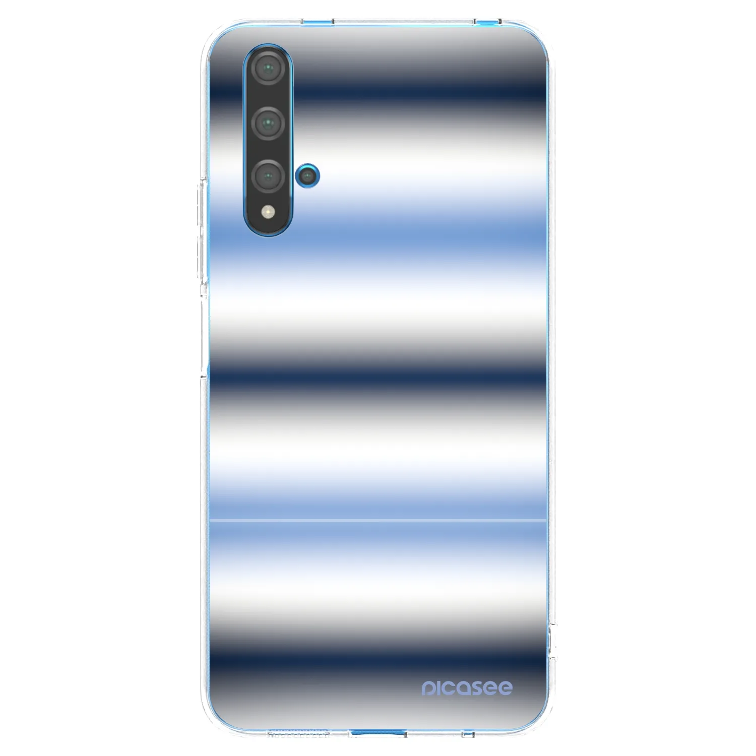 Picasee silikónový prehľadný obal pre Huawei Nova 5T - Static Lines