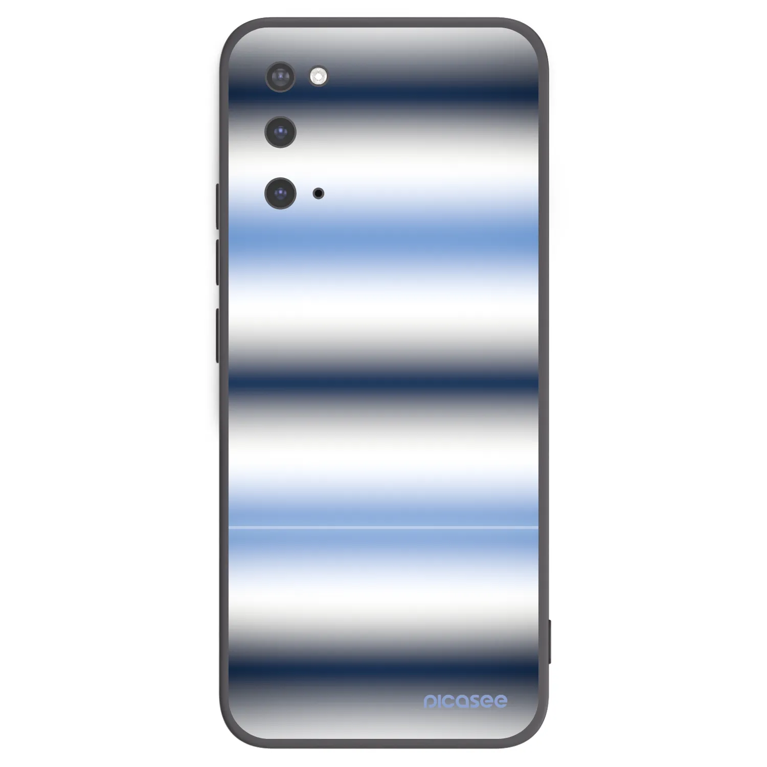 Picasee silikónový čierny obal pre Samsung Galaxy S20 G980F - Static Lines