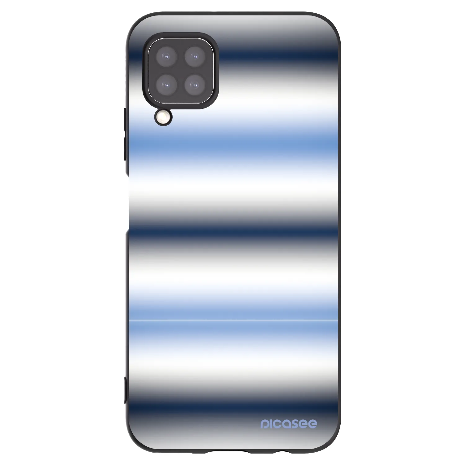Picasee silikónový čierny obal pre Huawei P40 Lite - Static Lines