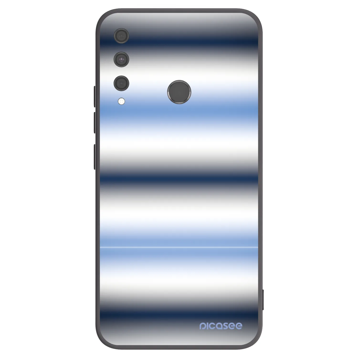 Picasee silikónový čierny obal pre Huawei P40 Lite E - Static Lines