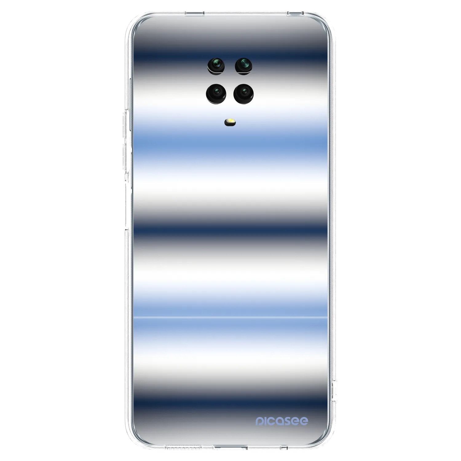 Picasee silikónový prehľadný obal pre Xiaomi Redmi Note 9S - Static Lines