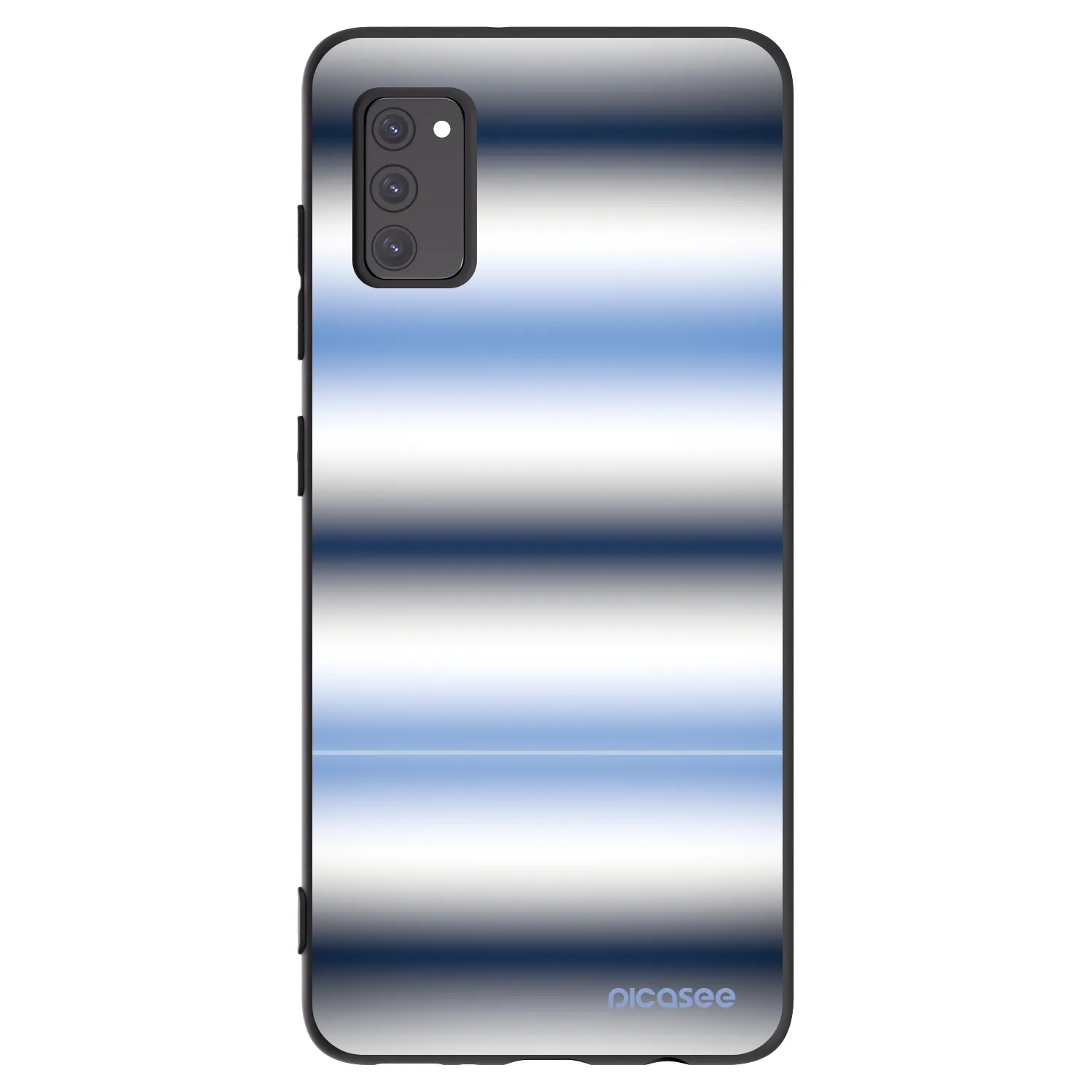 Picasee silikónový čierny obal pre Samsung Galaxy A41 A415F - Static Lines