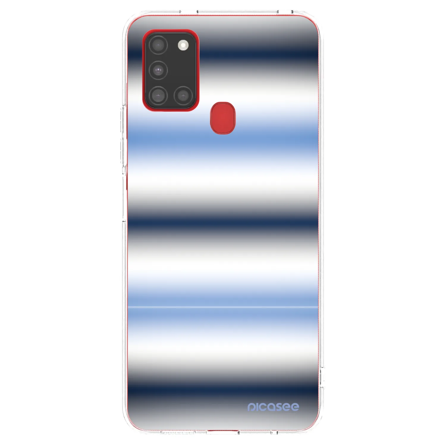 Picasee silikónový prehľadný obal pre Samsung Galaxy A21s - Static Lines