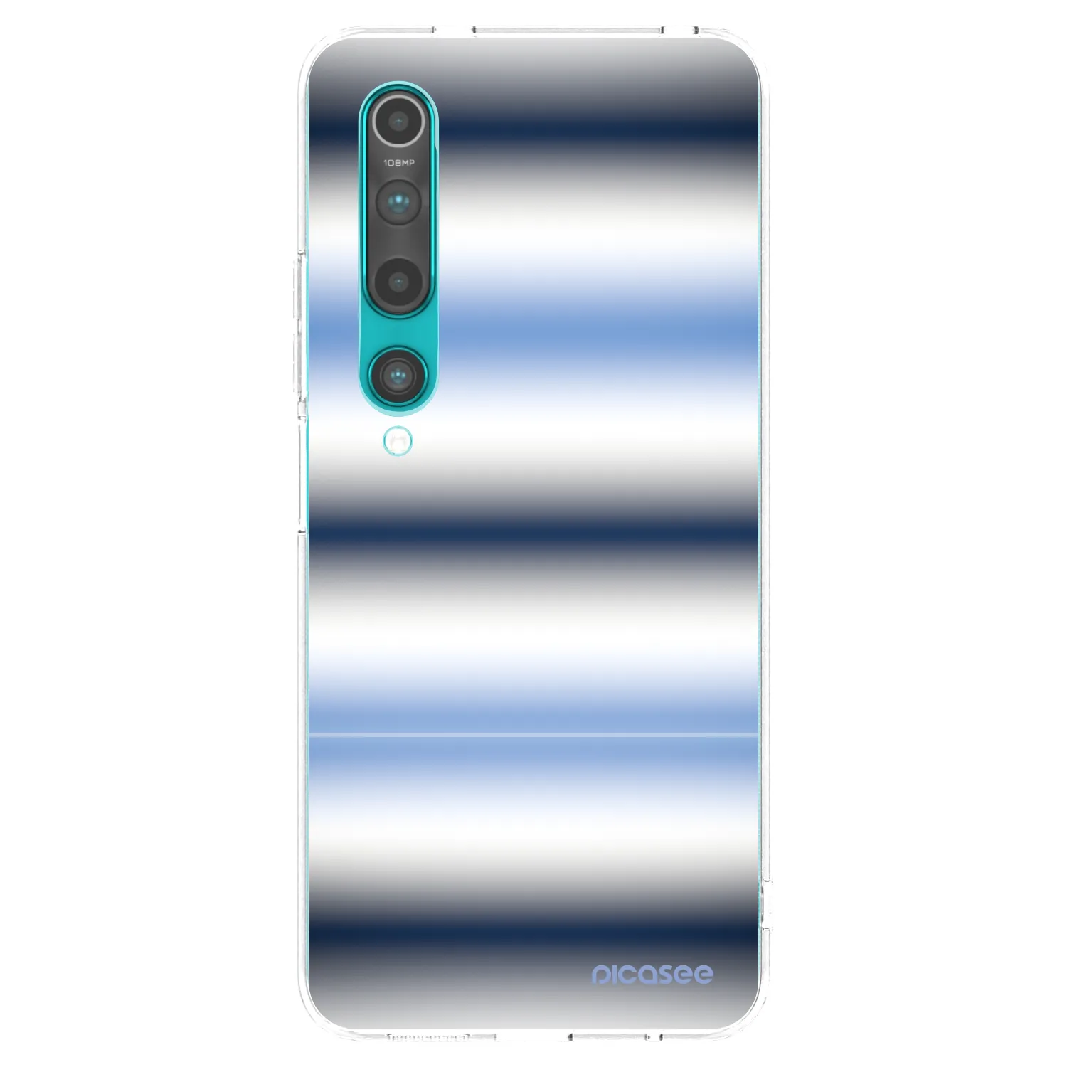 Picasee silikónový prehľadný obal pre Xiaomi Mi 10 - Static Lines